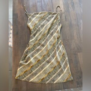 Urban Outfitters Silk Slip Dress Medium